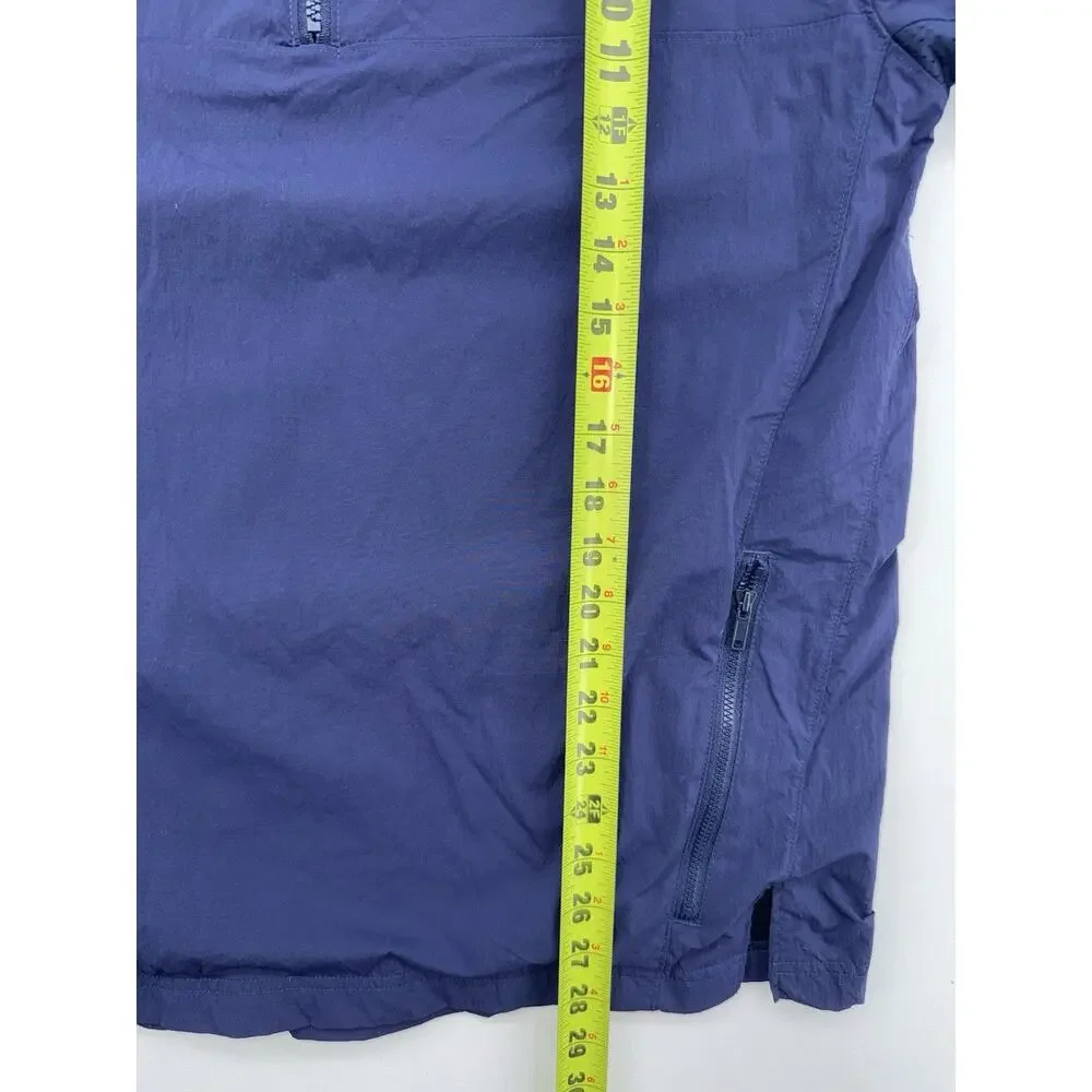 Jordan Michigan Wolverines Pullover Windbreaker Jacket Mens Medium Blue